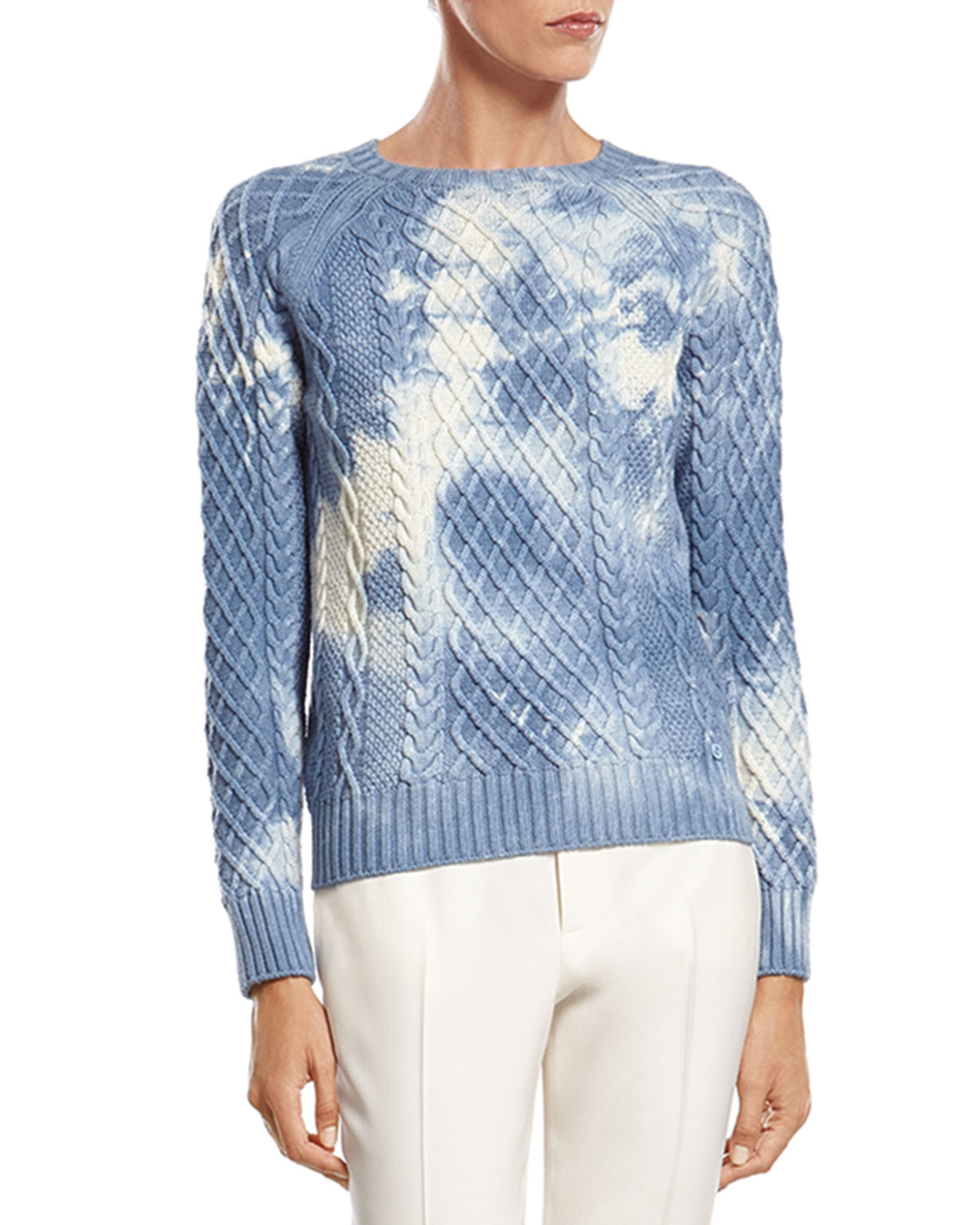Gucci Tie-Dye Wool Sweater in Blue | Lyst