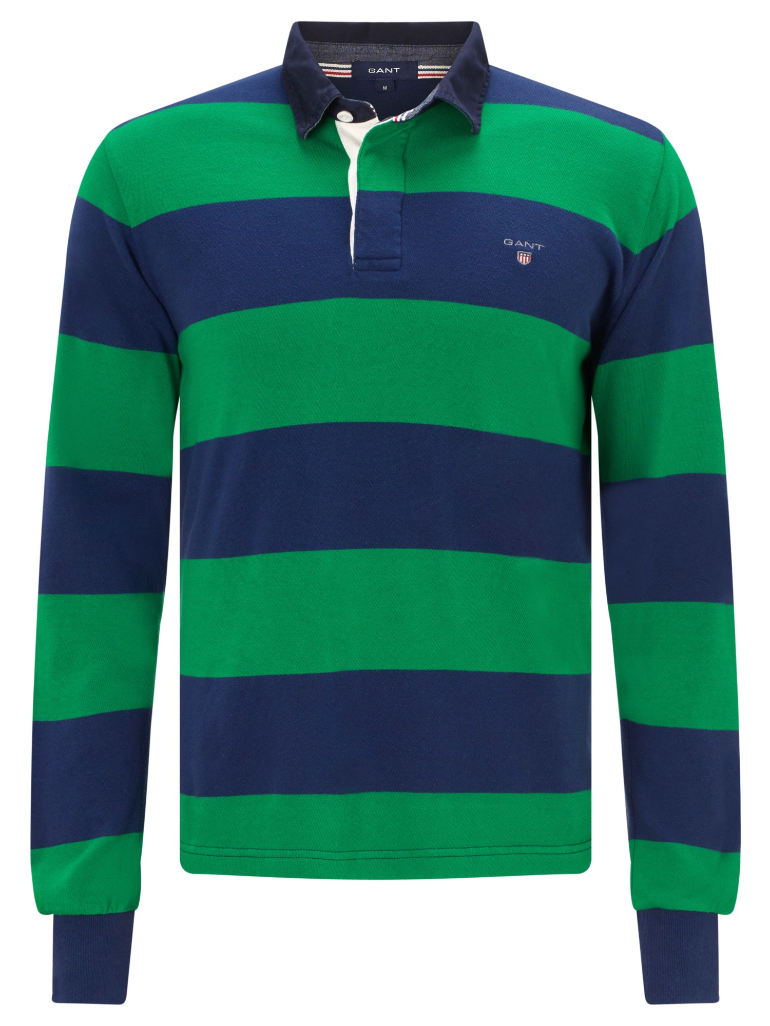 Lyst Gant Bar Stripe Jersey Rugby Top in Green for Men