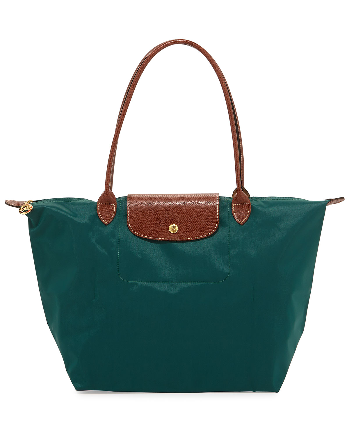 longchamp le pliage green tote