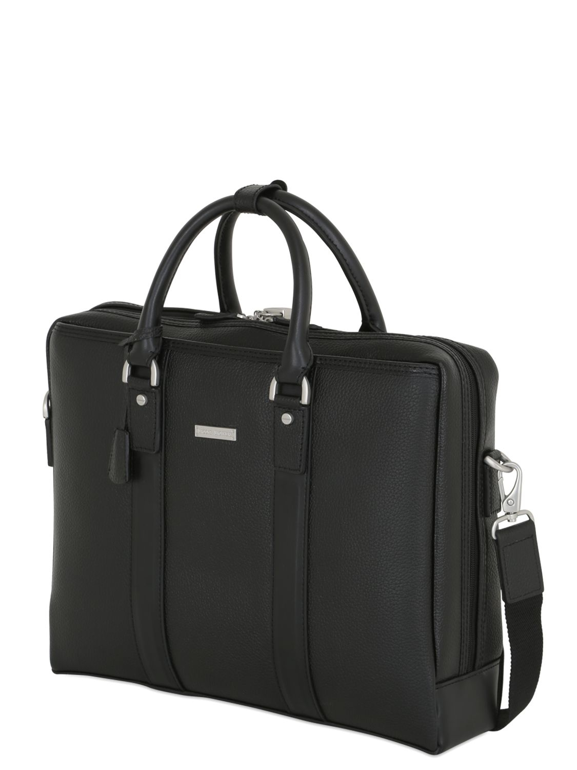 Lyst Brooks Brothers Leather Briefcase in Black for Men