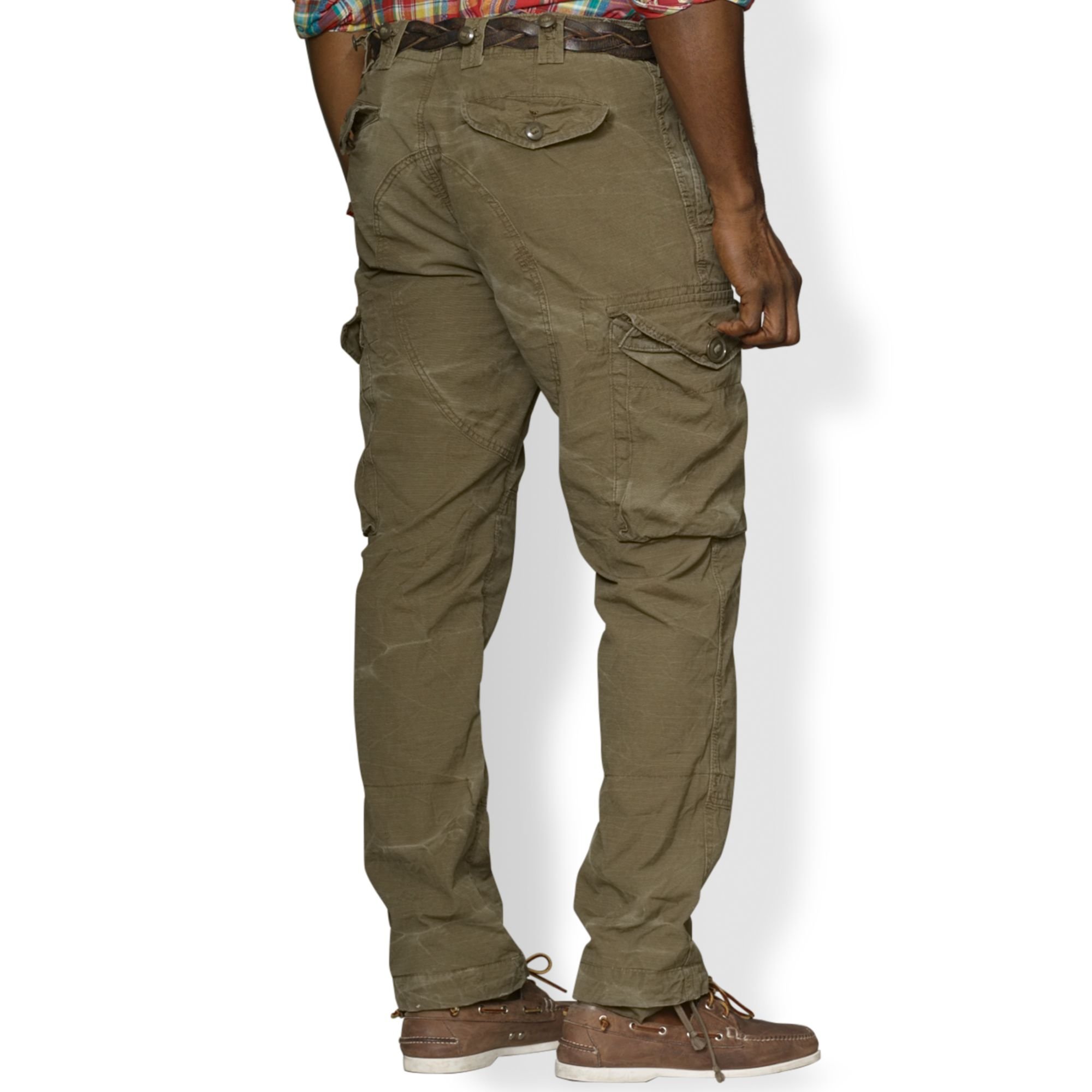 cargo pants with polo shirt