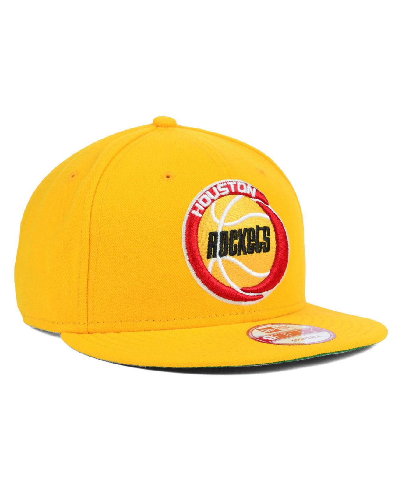 Lyst - Ktz Houston Rockets Hwc Team Color 9Fifty Snapback Cap in Yellow