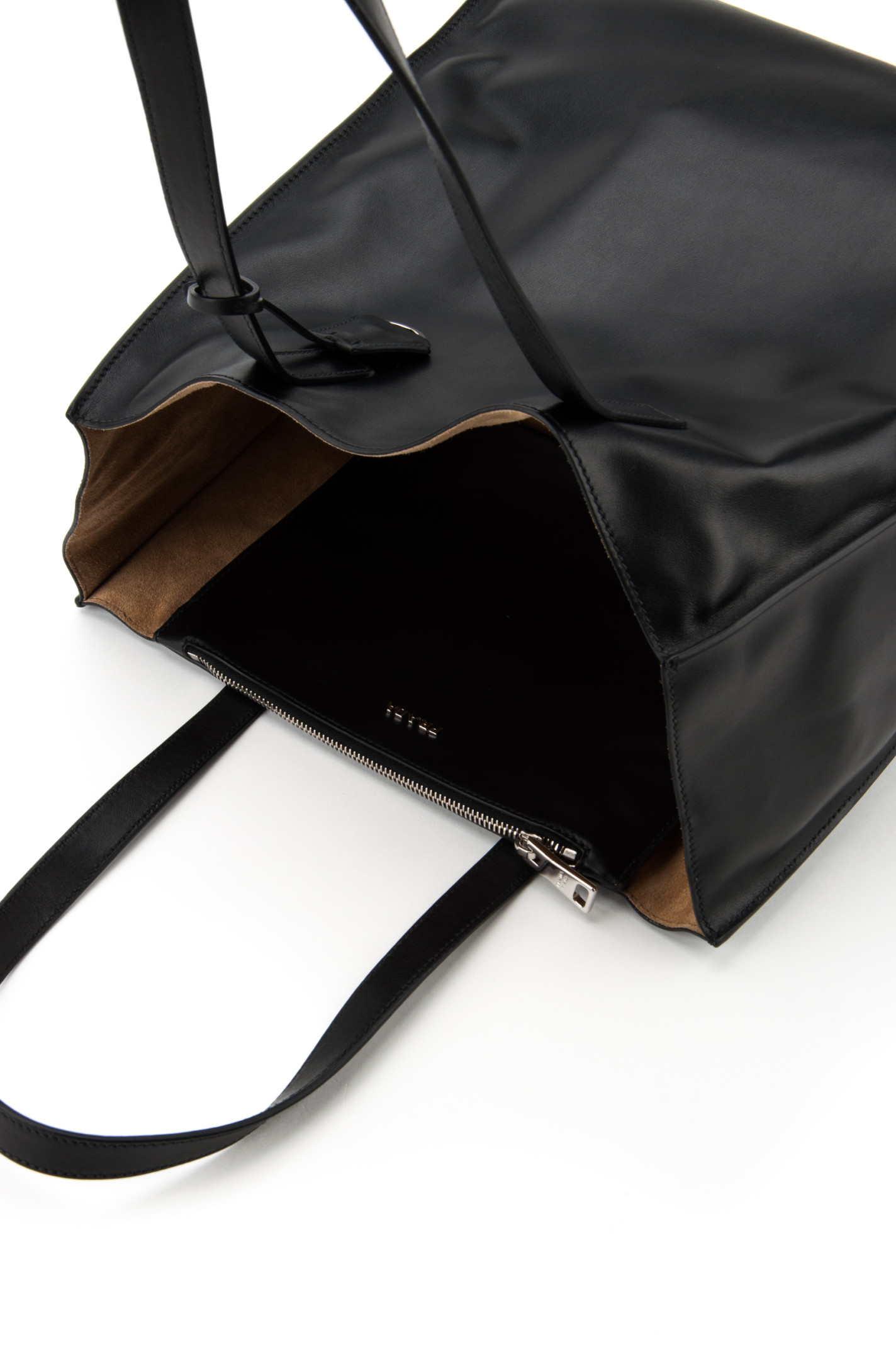 Prada Soft Calf Bag in Black (NERO/CANNELLA) | Lyst  