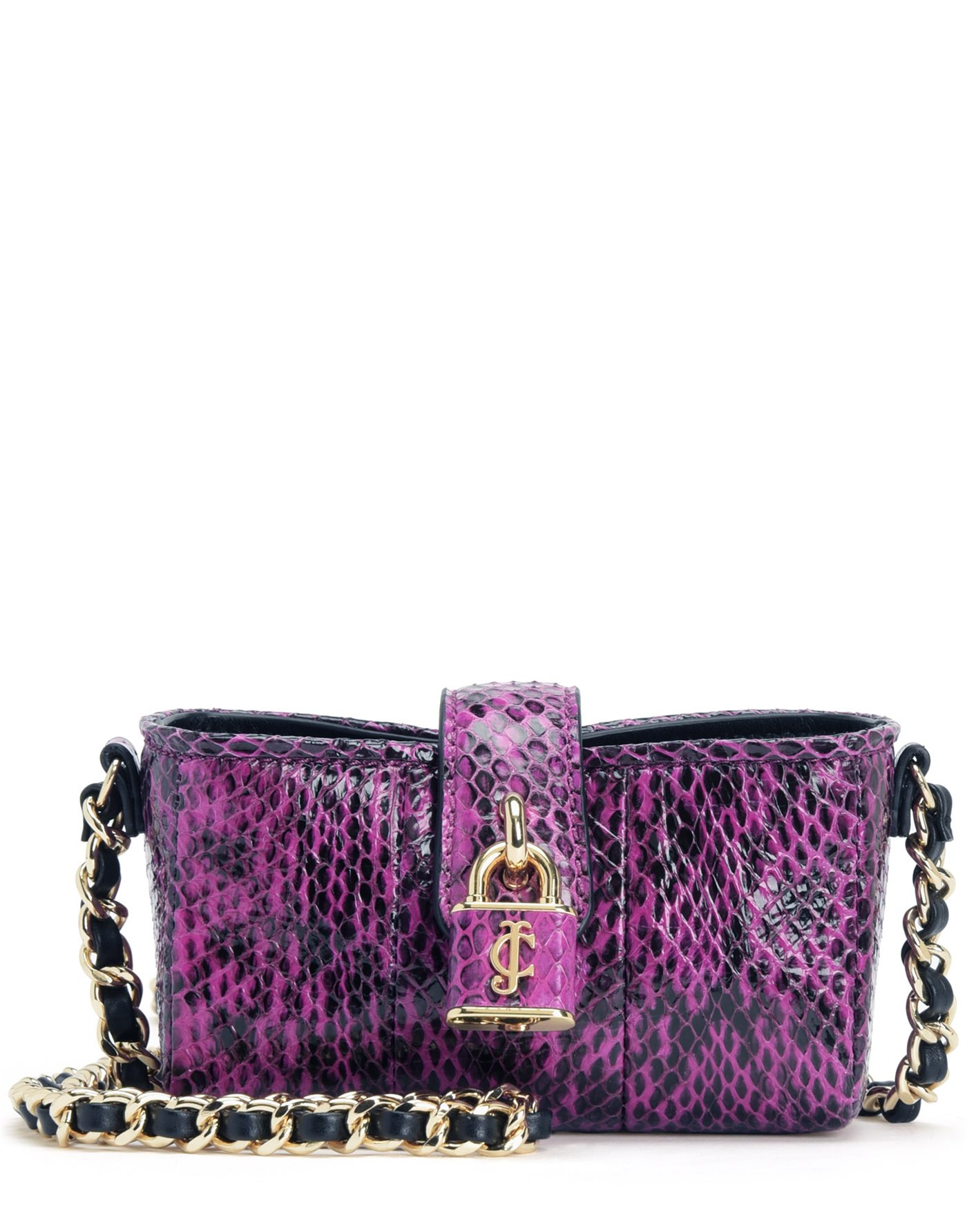 Juicy couture Watersnake Leather Mini Crossbody in Purple Lyst