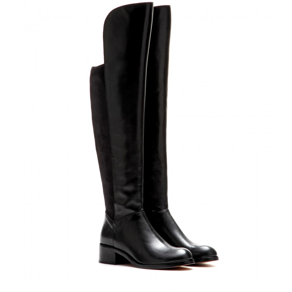 Chic The Knee Marc By Marc Boot lyst marc by marc leather and suede the knee Chic The Knee Marc By Marc Boot lyst marc by marc leather and suede the knee