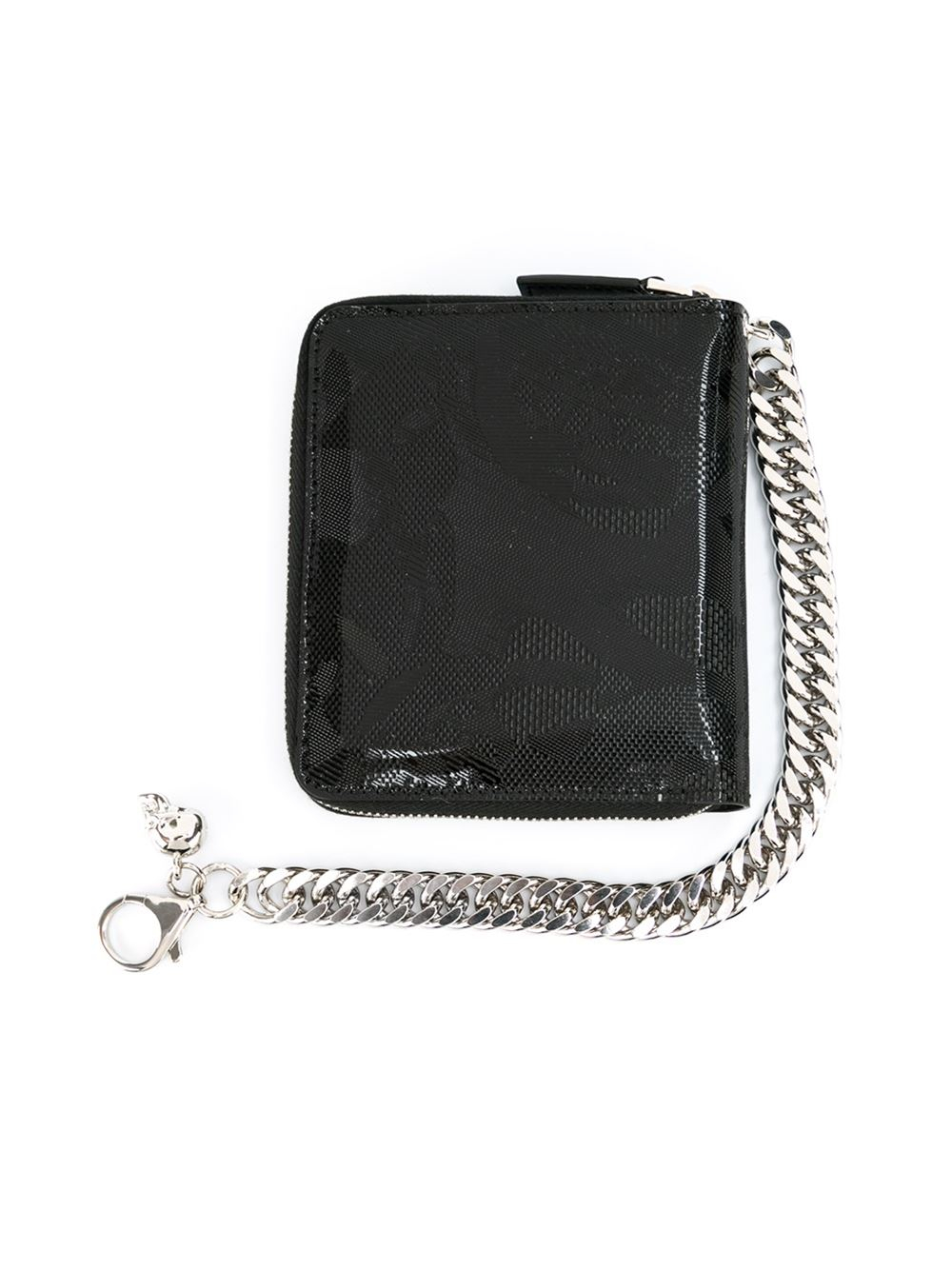 Alexander mcqueen Skull Chain Wallet in Black for Men | Lyst