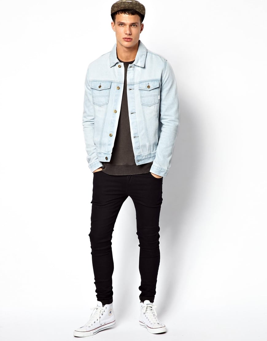 asos mens denim jacket