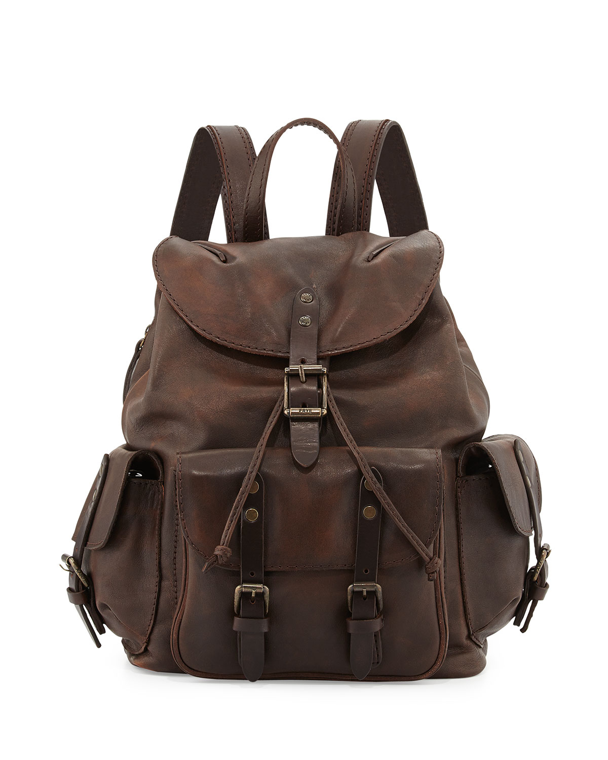 Frye Veronica Leather Backpack in Brown for Men - Lyst