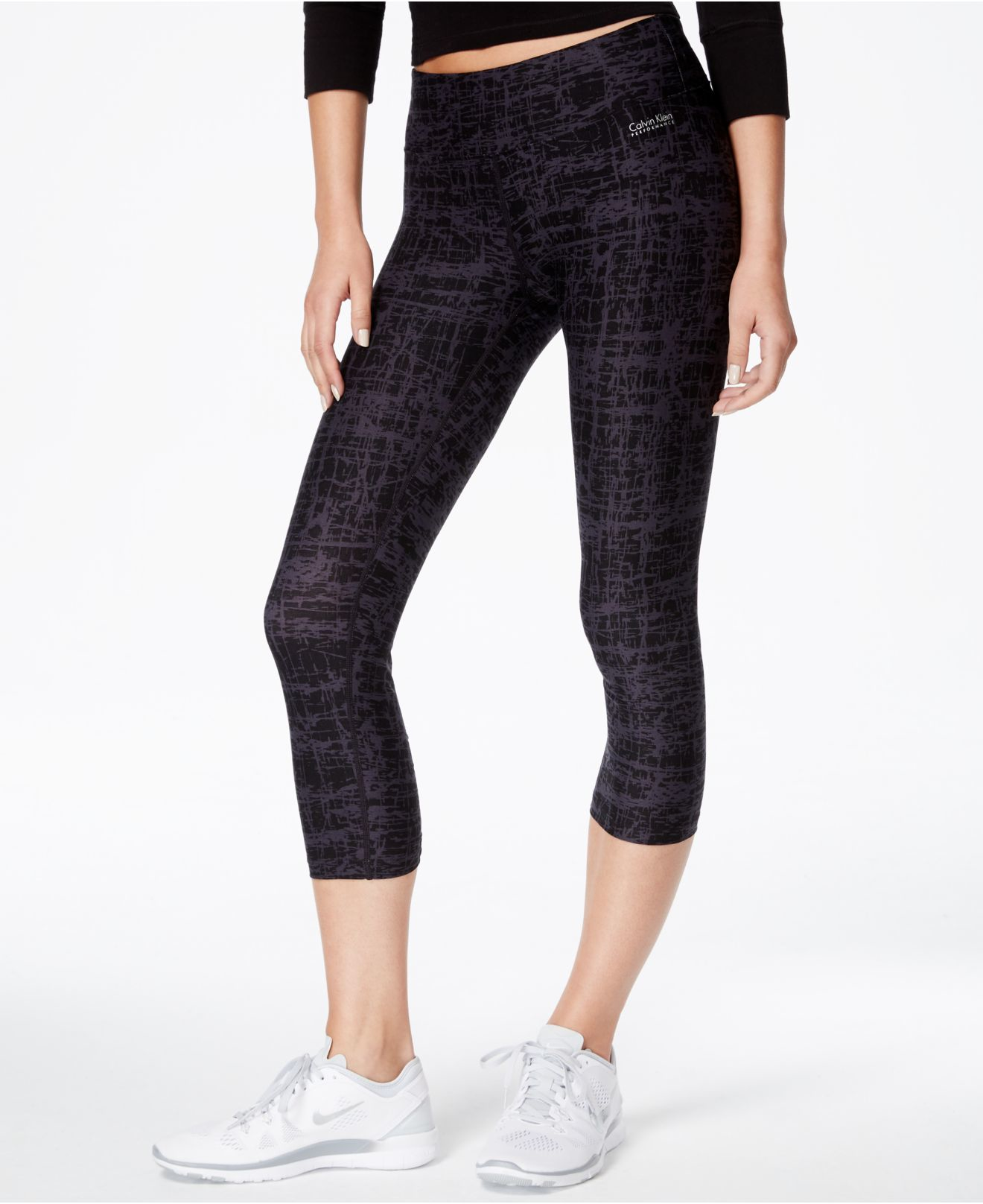 calvin klein performance leggings with side pockets