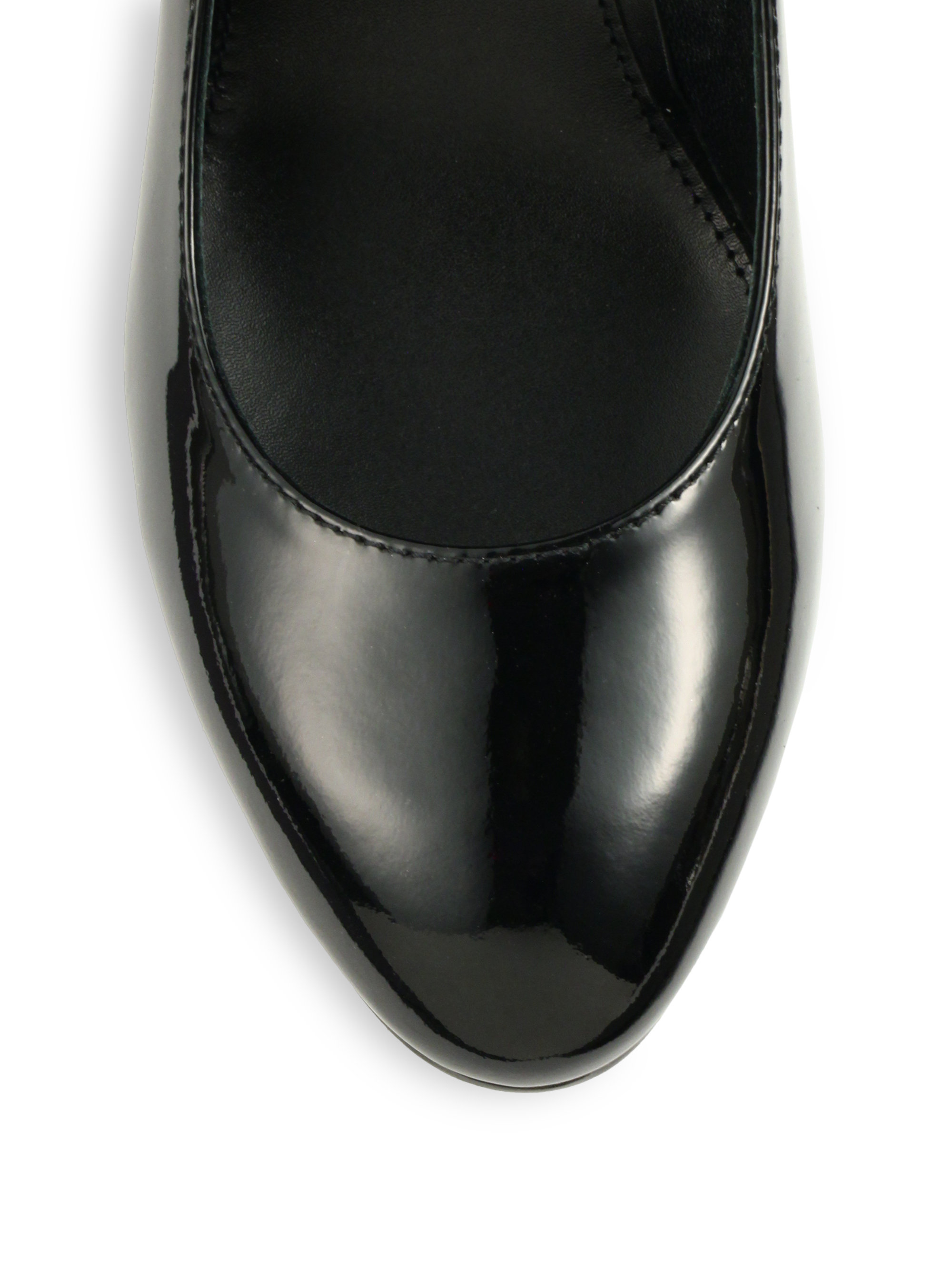 tod's patent leather pumps