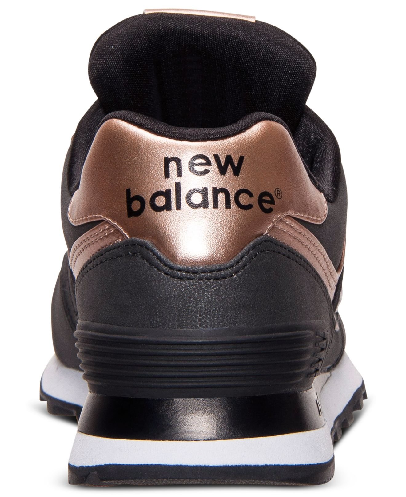 new balance 574 noir et rose gold