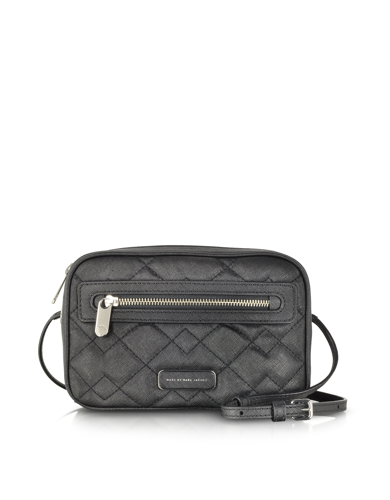Lyst - Marc By Marc Jacobs Sally Quilted Saffiano Leather Crossbody Bag in Gray