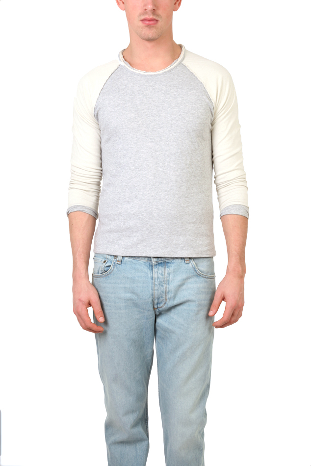 division sweater in gray for lyst division sweater in gray for lyst