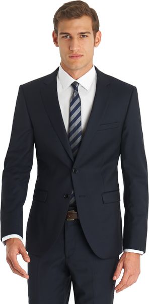 Dkny Slim Fit 2 Piece Plain Suit Navy in Blue for Men (navy) | Lyst