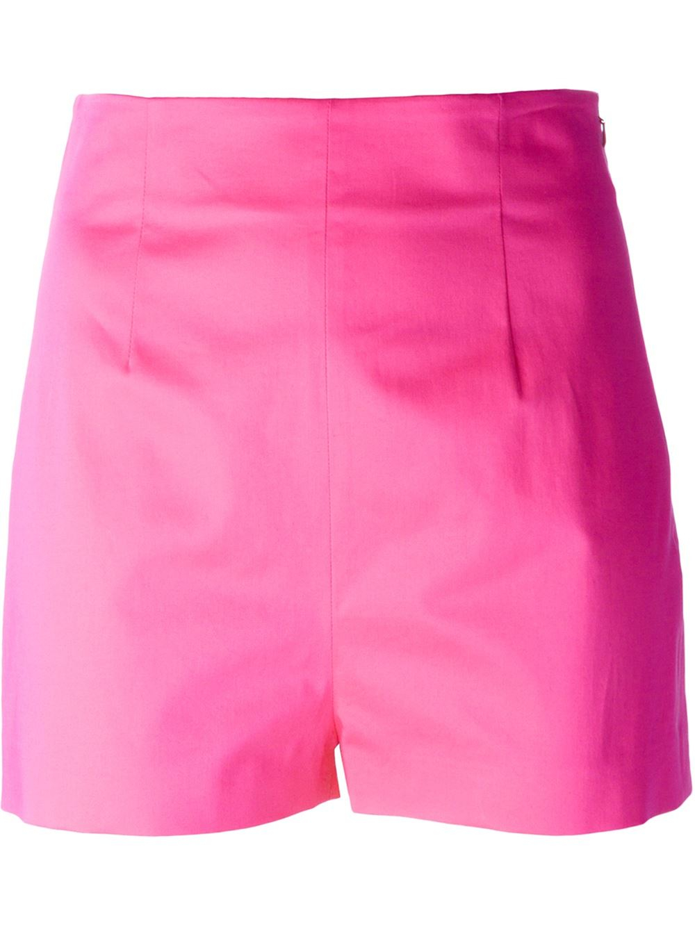 Moschino HighWaisted Shorts in Pink (pink & purple) Lyst