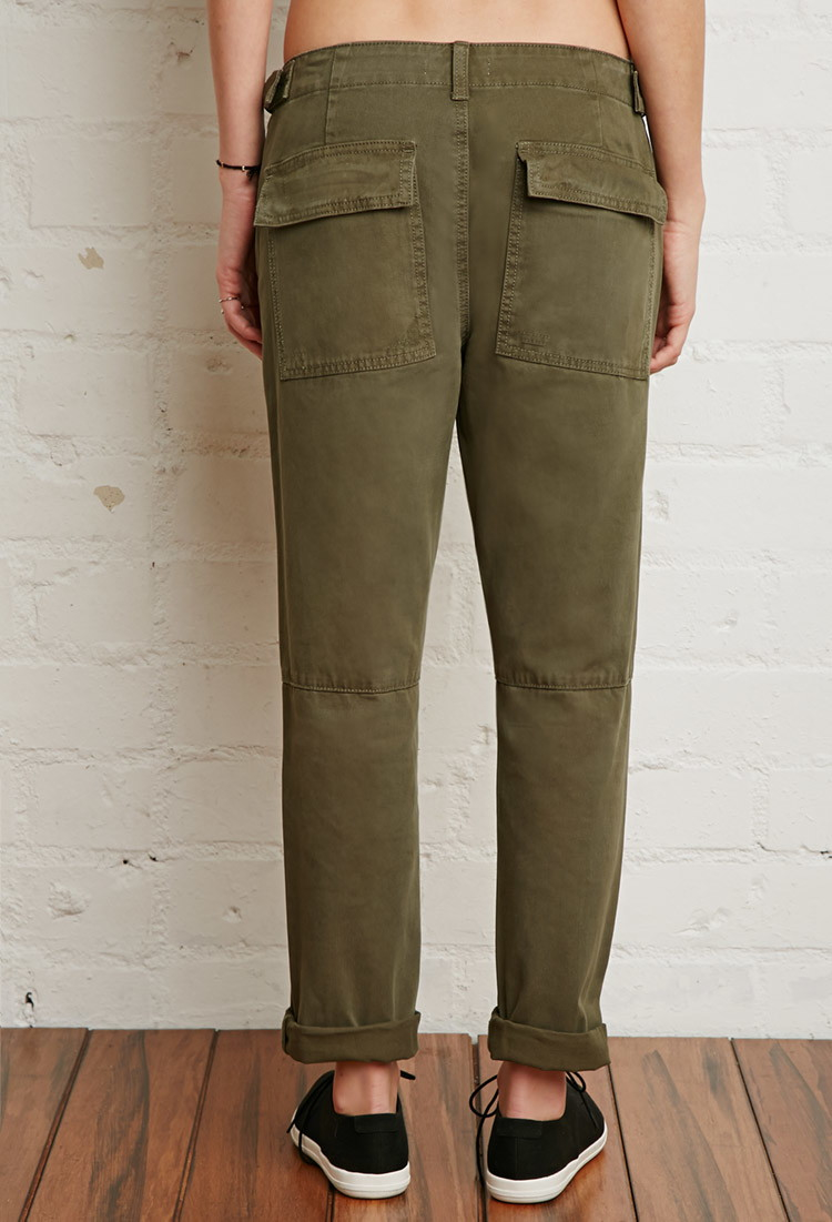 forever 21 cargo wide leg pants