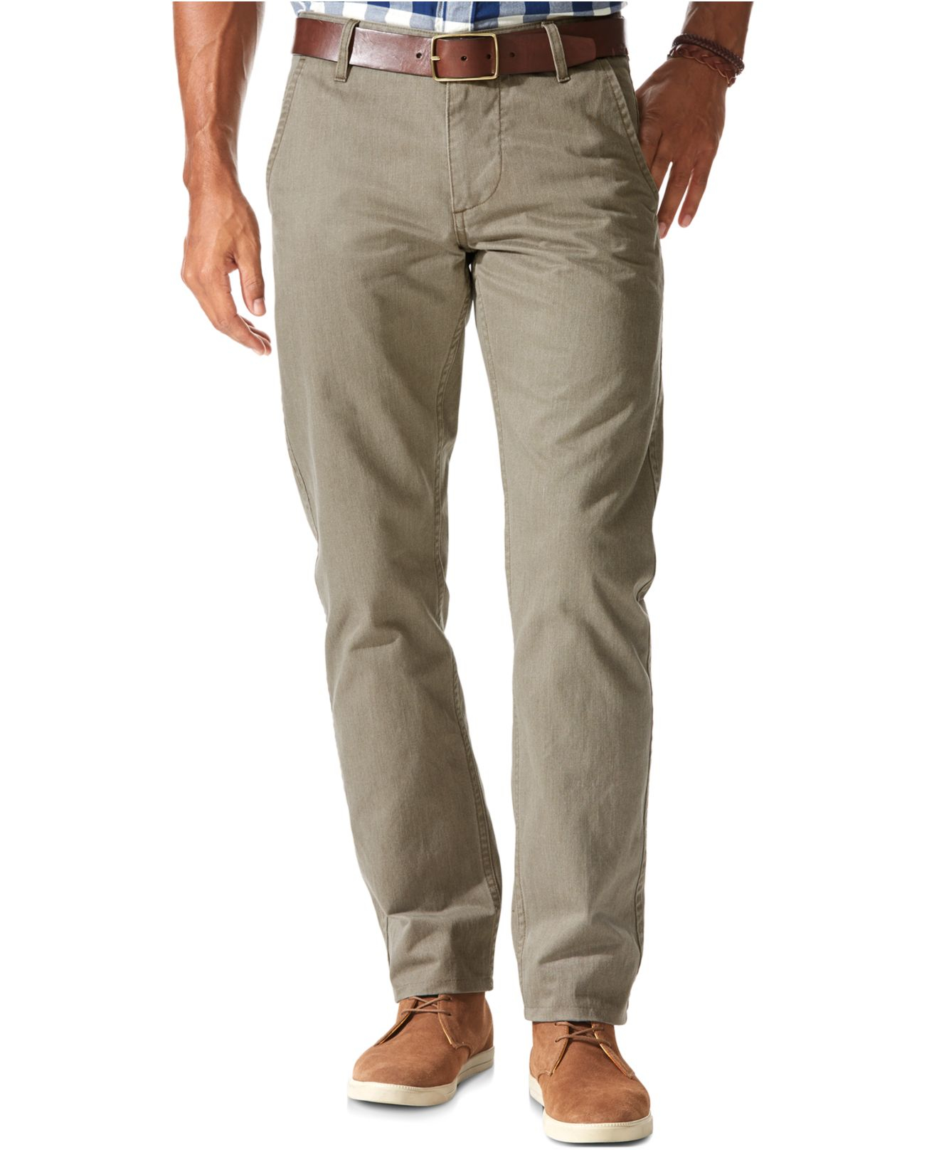Dockers | Brown Slim-tapered Alpha Khaki Pants for Men | Lyst