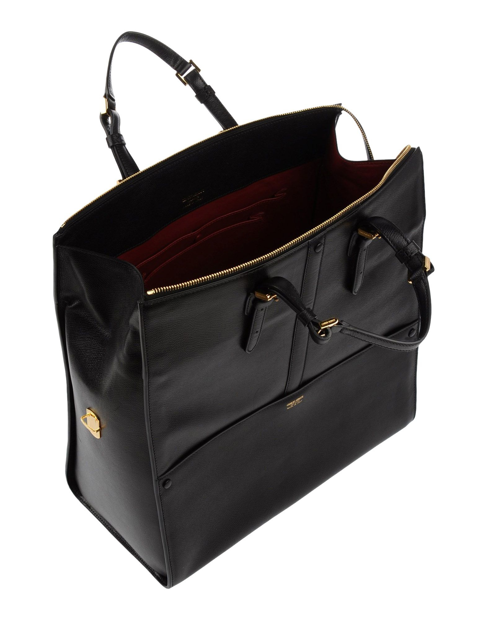 Lyst - Giorgio Armani Handbag in Black