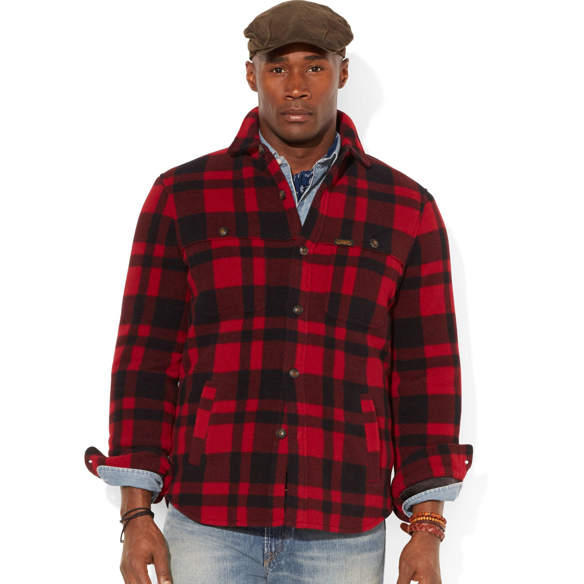 mens tall buffalo plaid shirt