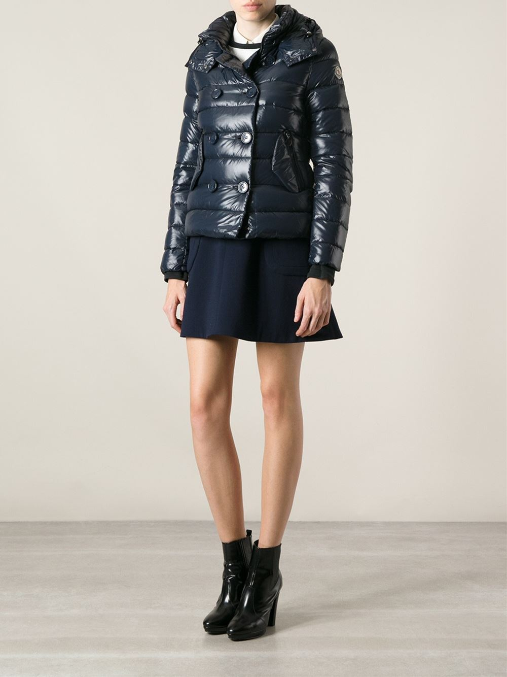Lyst - Moncler Plane Padded Jacket in Blue