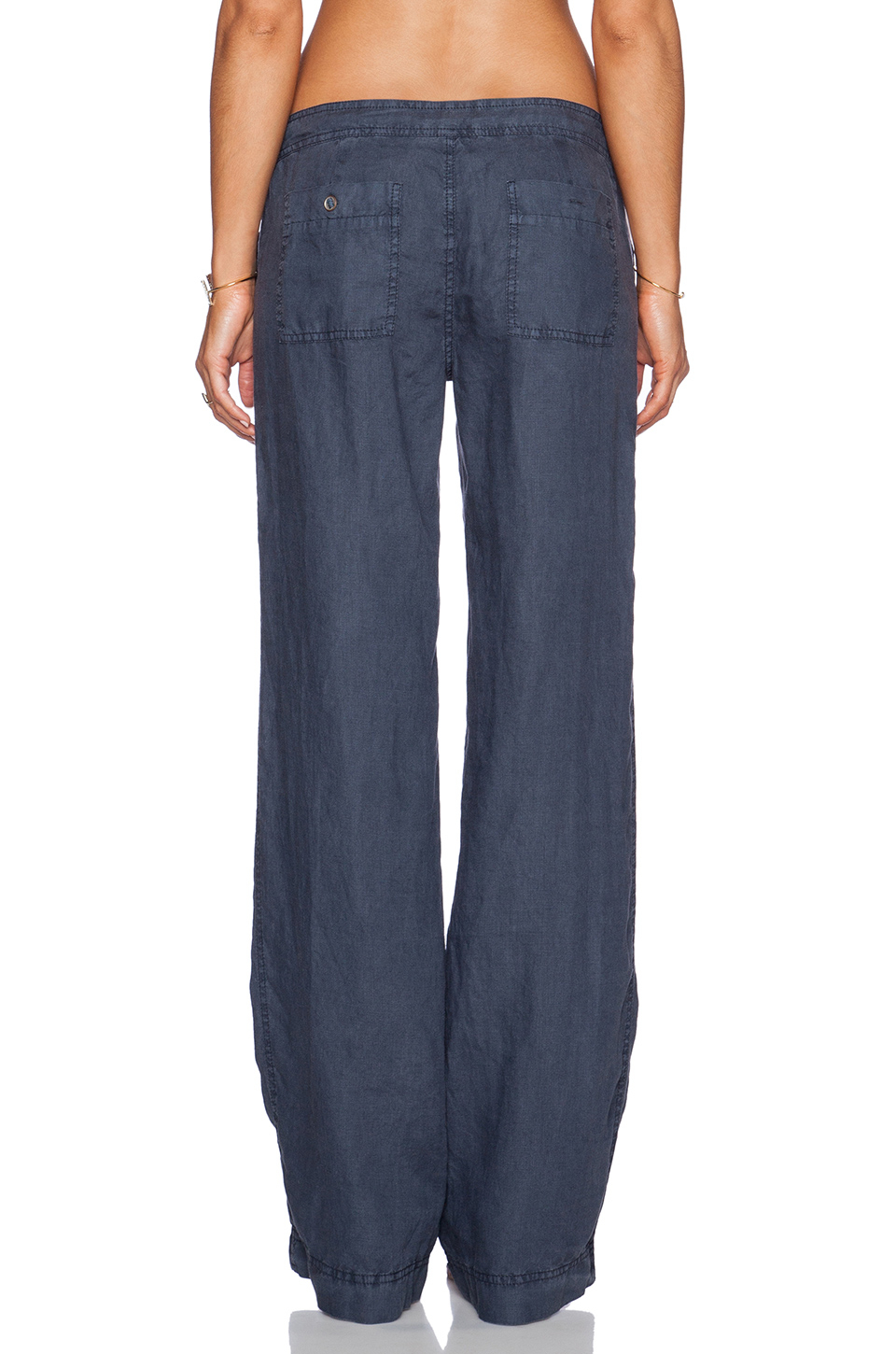 Michael stars Wide-Leg Drawstring Pants in Blue (Edgewater) | Lyst