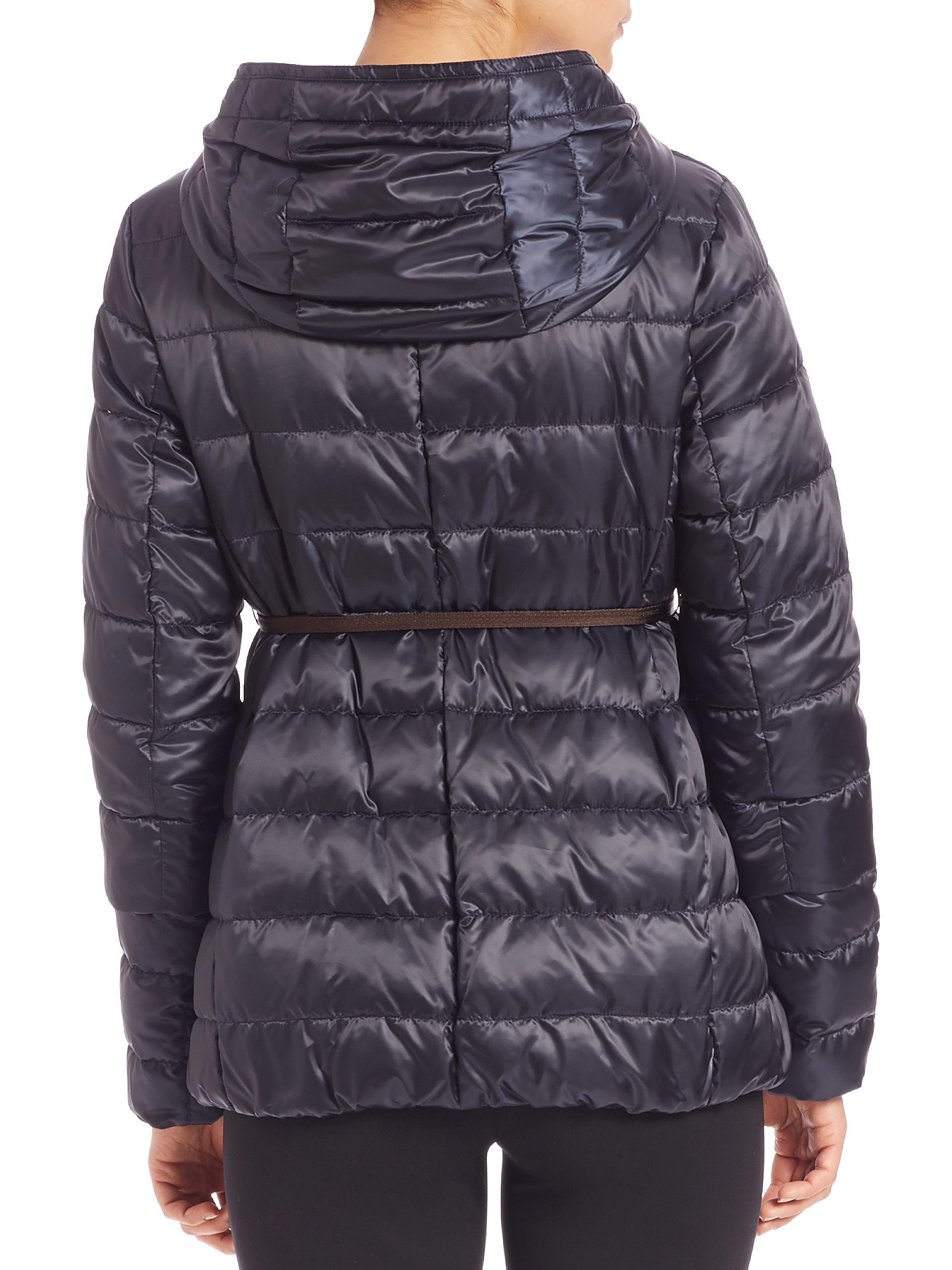 Lyst - Max Mara Cube Collection Reversible Puffer Coat in Blue