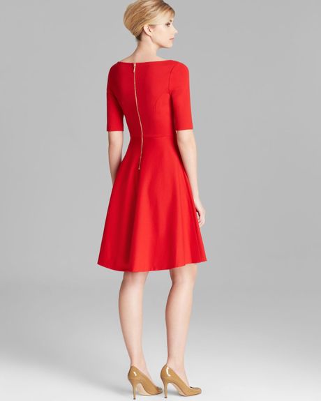 Kate Spade Jada Dress in Red (Lacquer Red) | Lyst