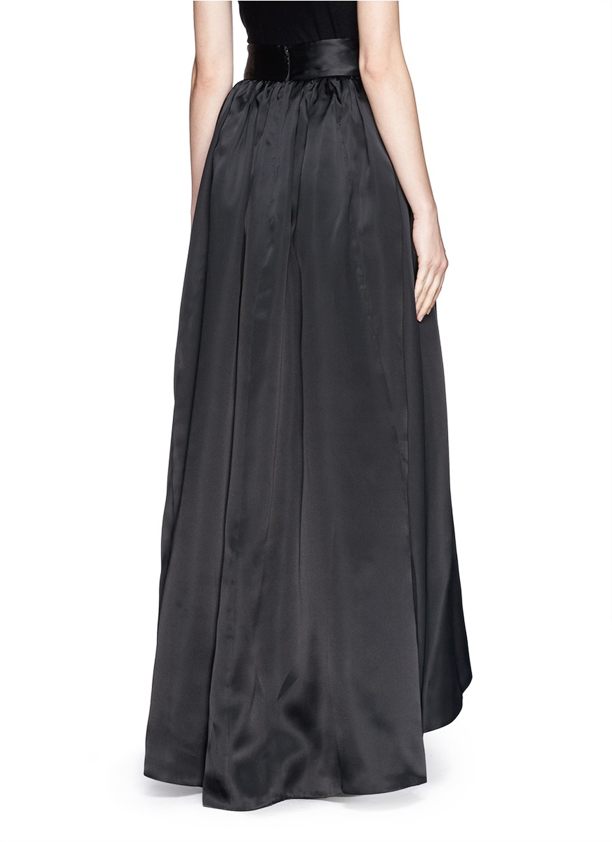 St. john Organza Ball Gown Skirt in Black | Lyst