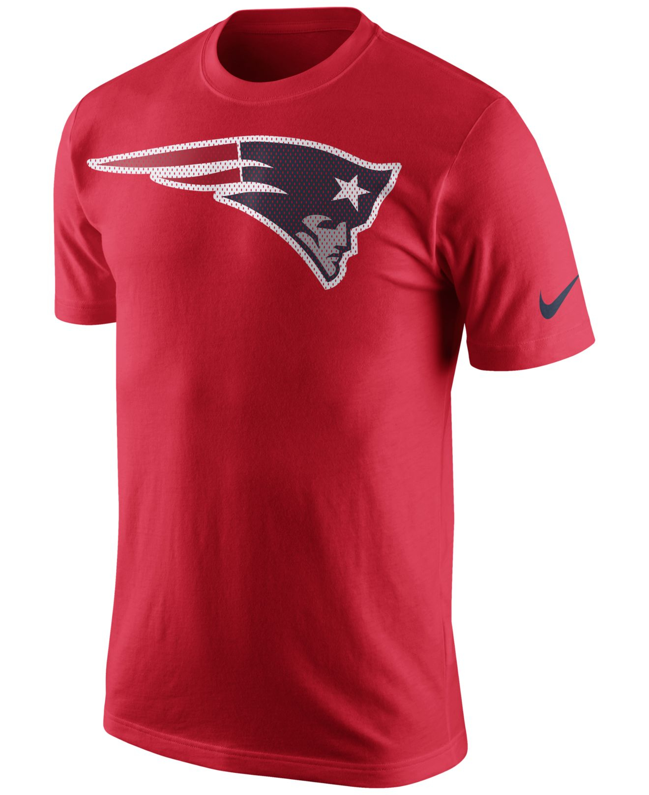 Lyst - Nike Men's New England Patriots Mesh Logo T-shirt in Red for Men