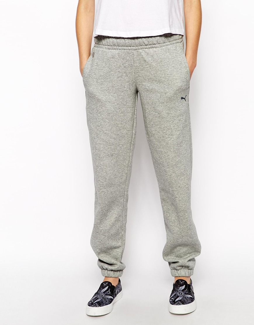 Puma Baggy Sweatpants in Gray | Lyst