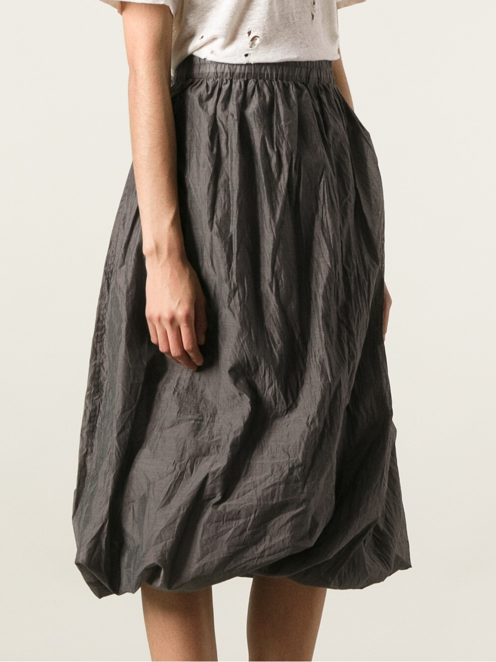 Lyst - Rundholz Bubble Skirt in Gray