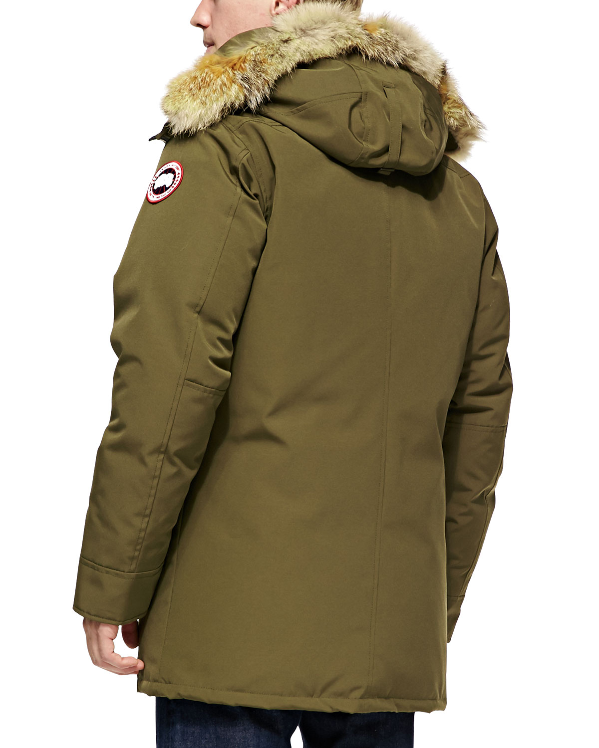 Lyst - Canada Goose Chateau Arctic-Tech Parka With Fur Trim in Green ...