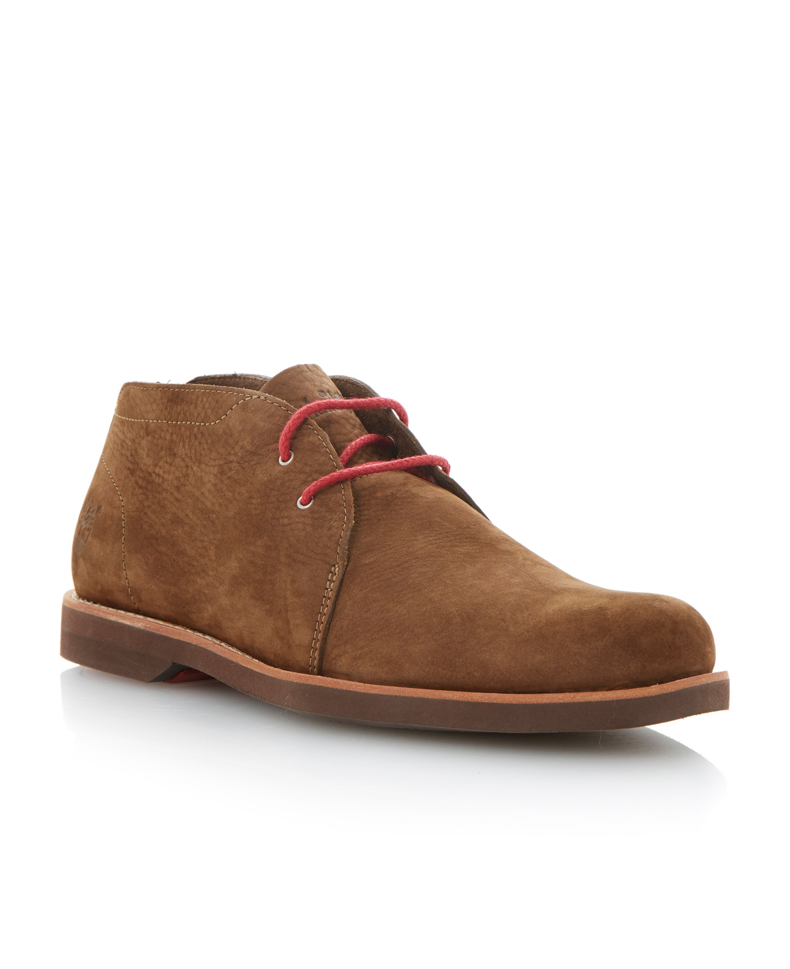 Timberland Lace Up 2 Eye Chukka Boots in Brown for Men | Lyst