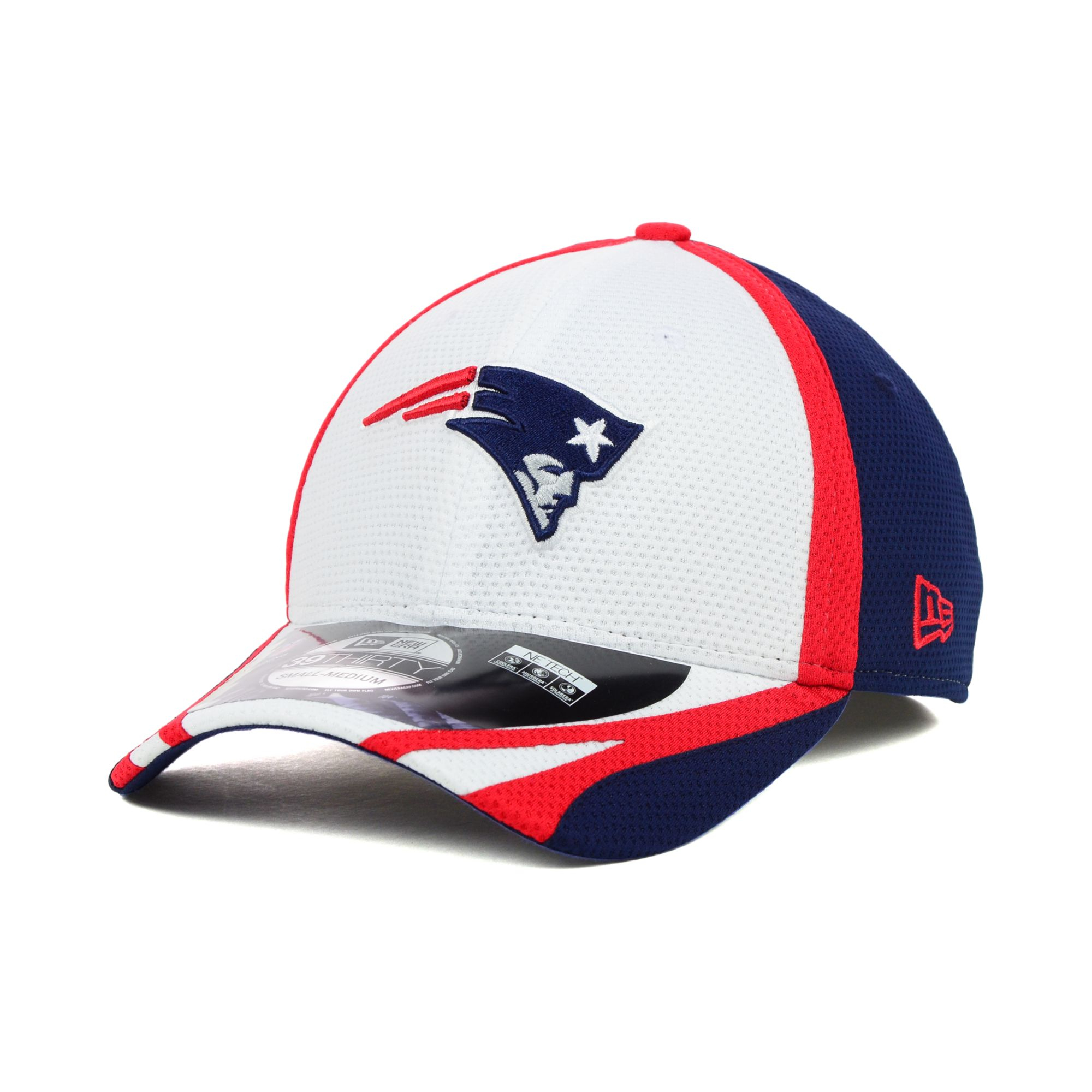 New era New England Patriots Nfl Training Camp 39thirty Cap in Blue for Men (White/Navy) | Lyst