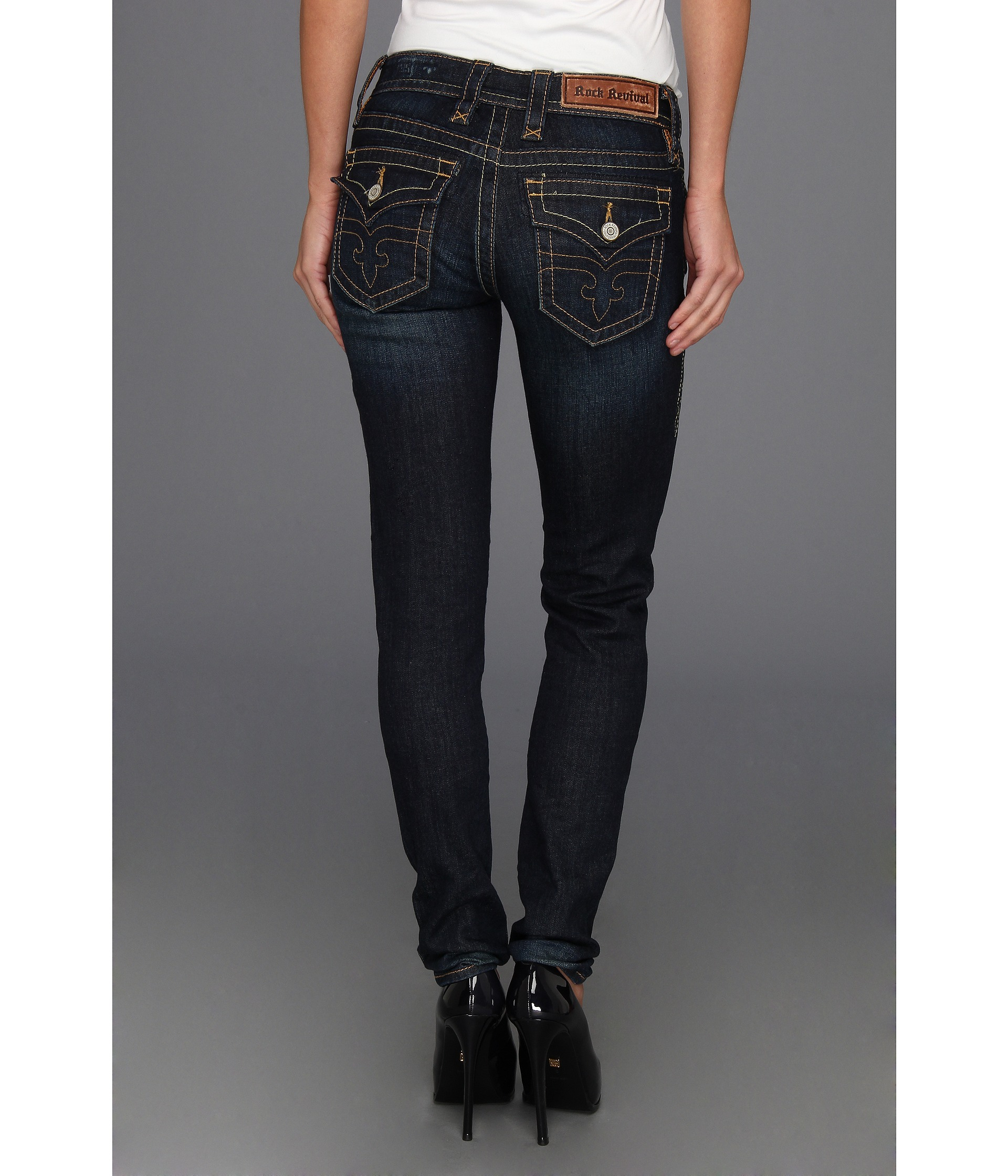 Lyst Rock  Revival Jessica S11 Skinny  in Blue