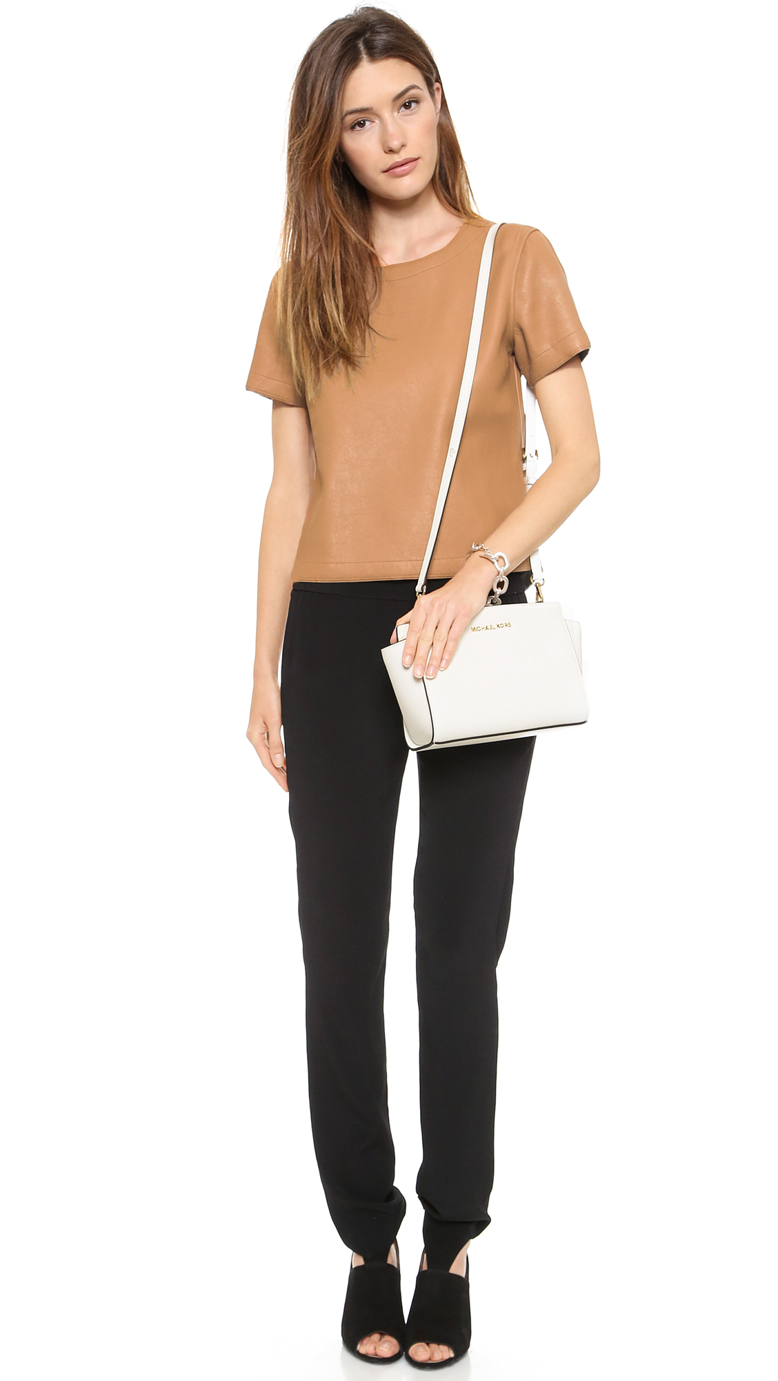 Michael Kors Selma Mini Messenger Bag in Pearl Grey Buy Online at Best  Price in UAE  Amazonae