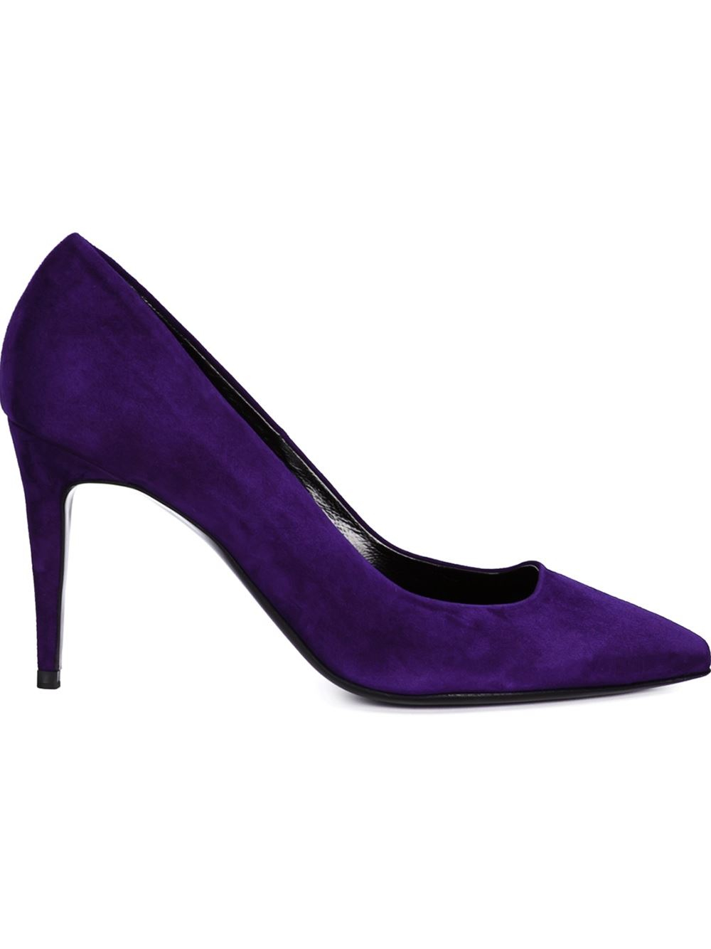 Pierre Hardy Suede Pump Shoes in Pink (pink & purple) | Lyst