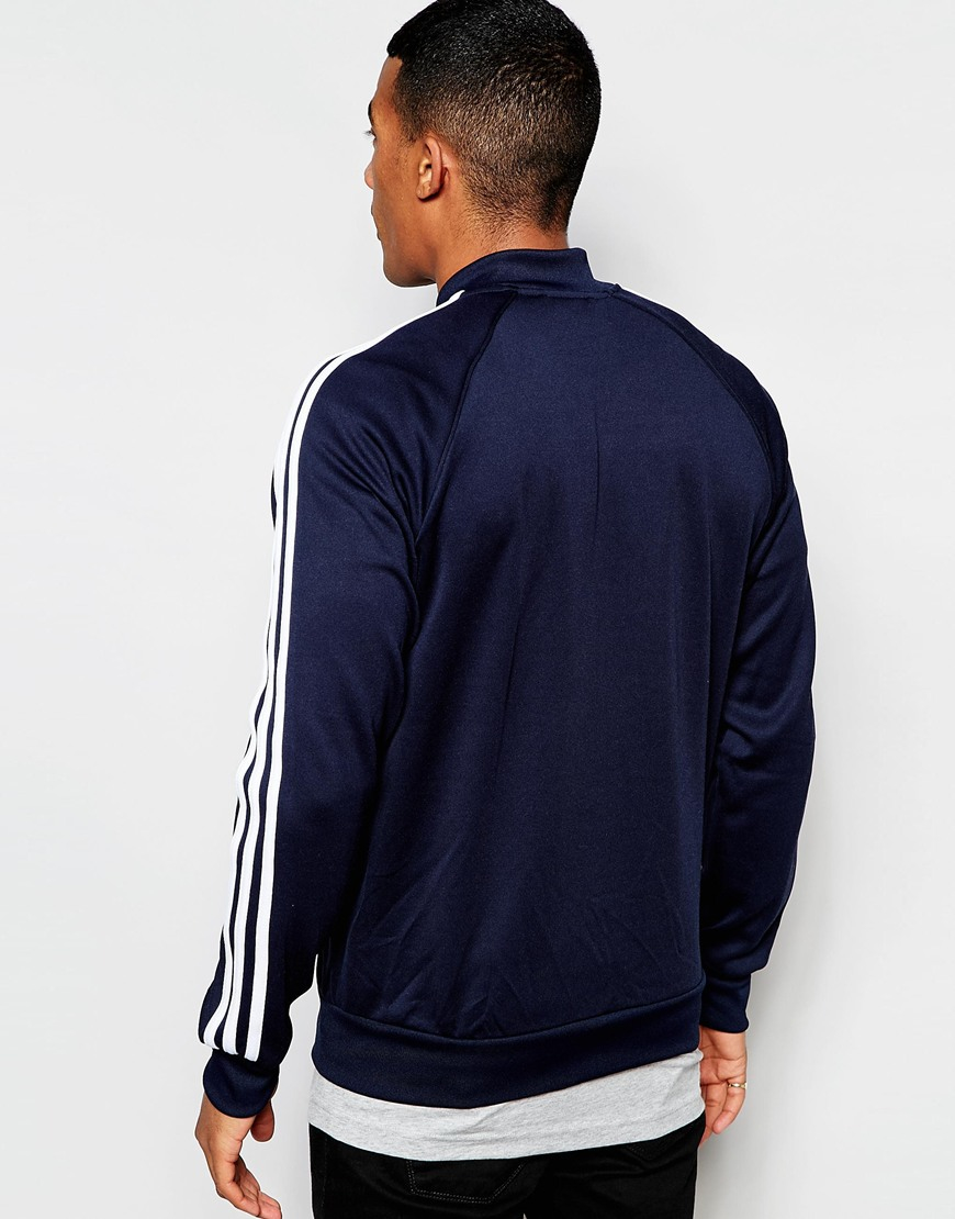 Lyst - Adidas Originals Superstar Track Jacket Aj7003 in Blue for Men