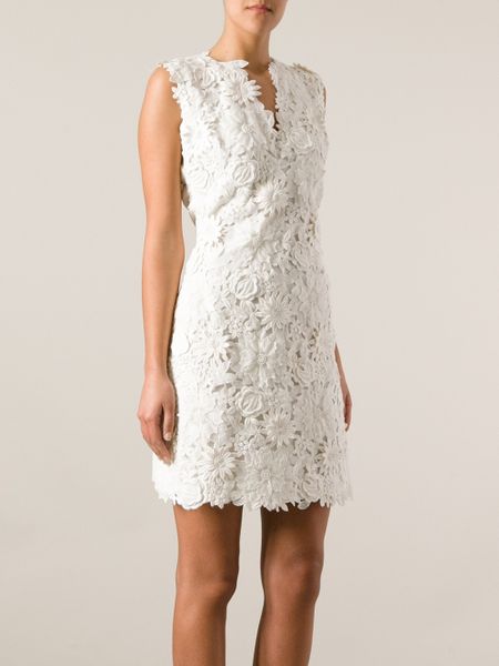 Tory Burch Merida Dress in White | Lyst