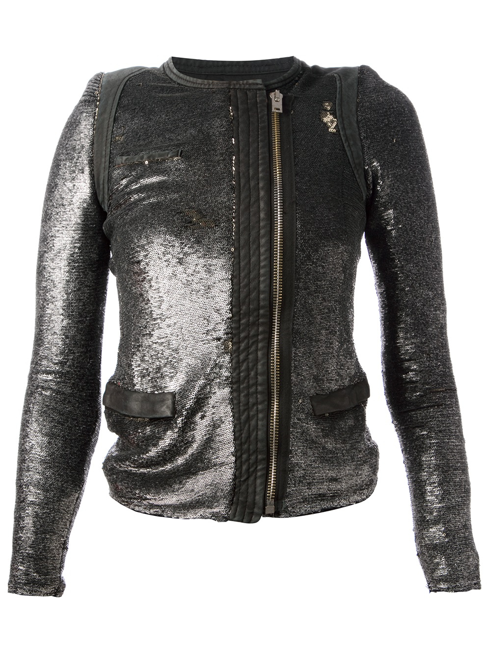 Lyst - Iro Croxley Sequined Jacket in Metallic