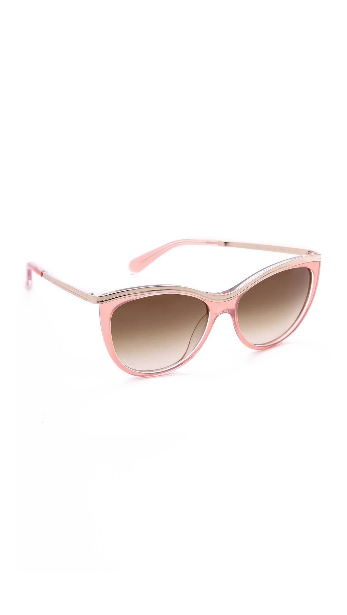 Lyst Kate spade new york Harmony Sunglasses Neutralbrown Gradient in Pink