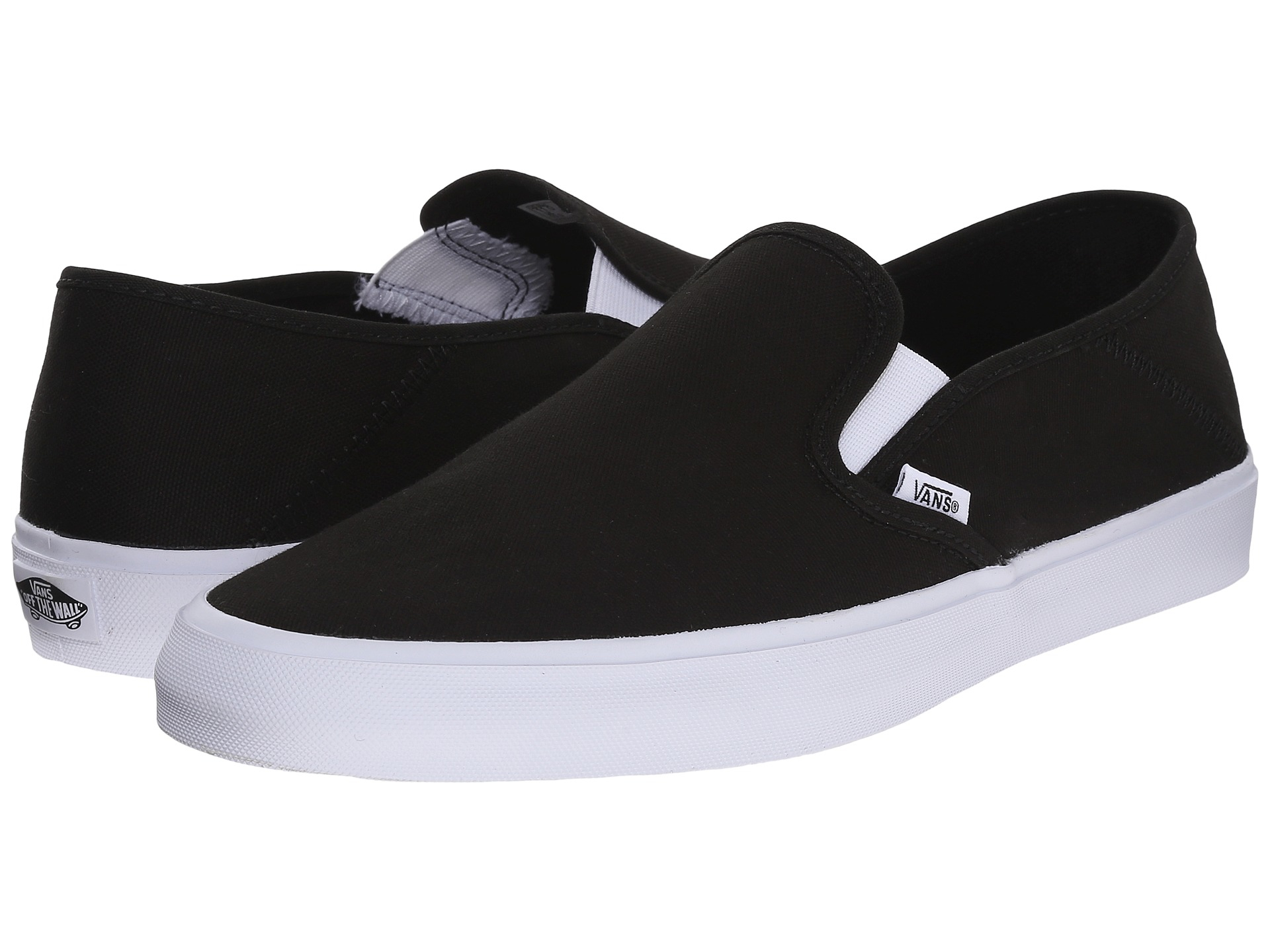 vans slip on sf black