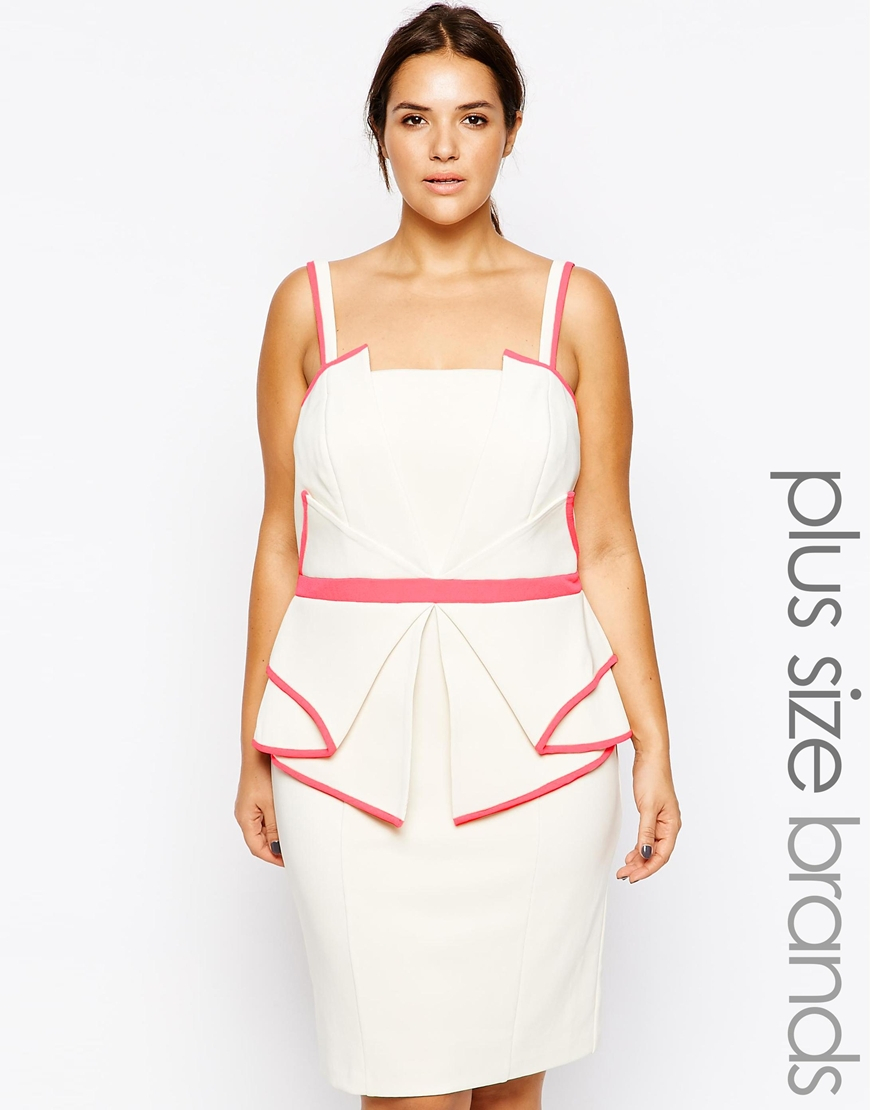 Plus Size Bandeau Dress