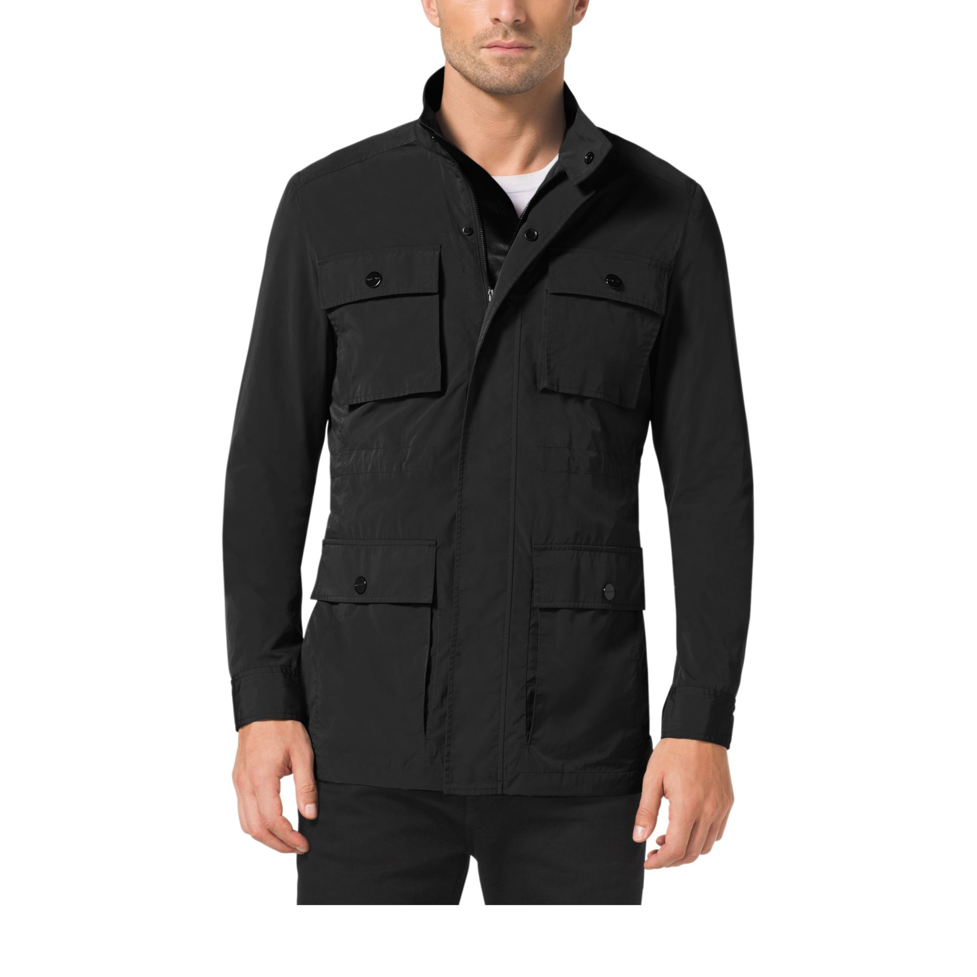 Lyst - Michael Kors Pocket-front Field Jacket in Black for Men