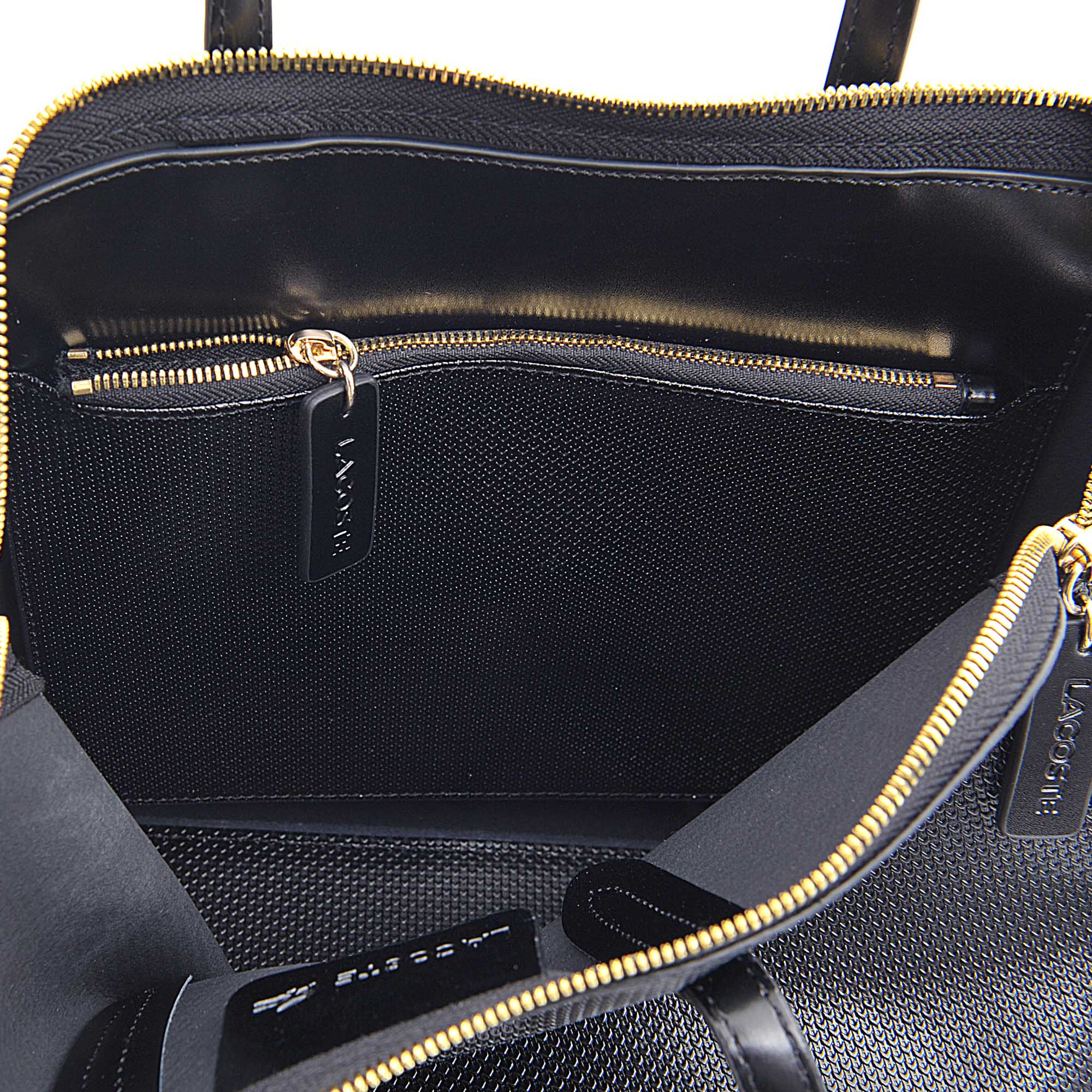 Lyst - Lacoste Chantaco Bugatti Bag in Black