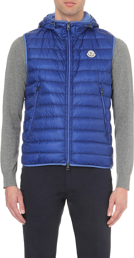 moncler blue gilet moncler blue gilet