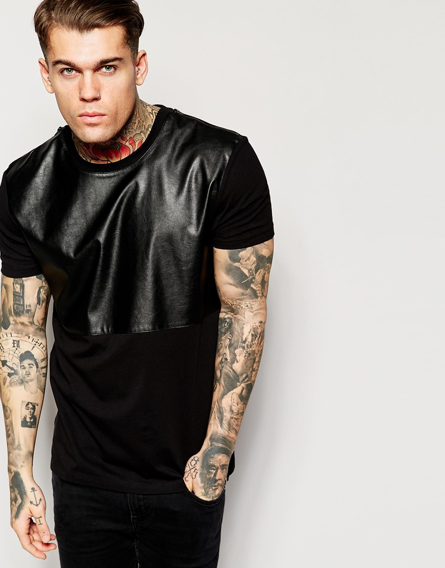 black longline t shirts