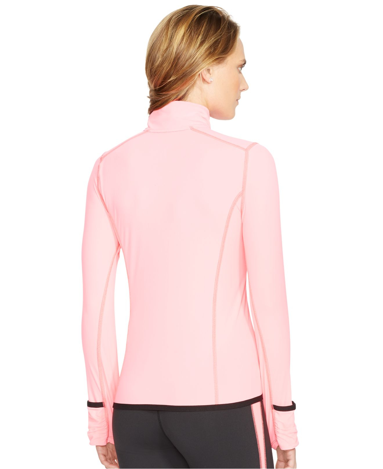 ralph lauren half zip sweater women's