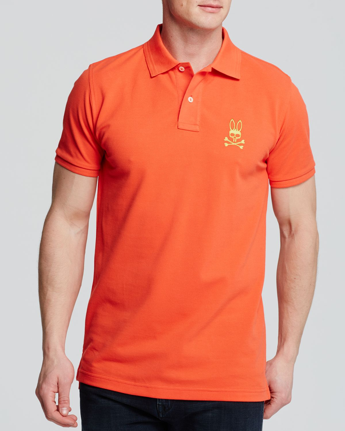 psycho-bunny-tall-bunny-polo-regular-fit-in-red-for-men-lyst