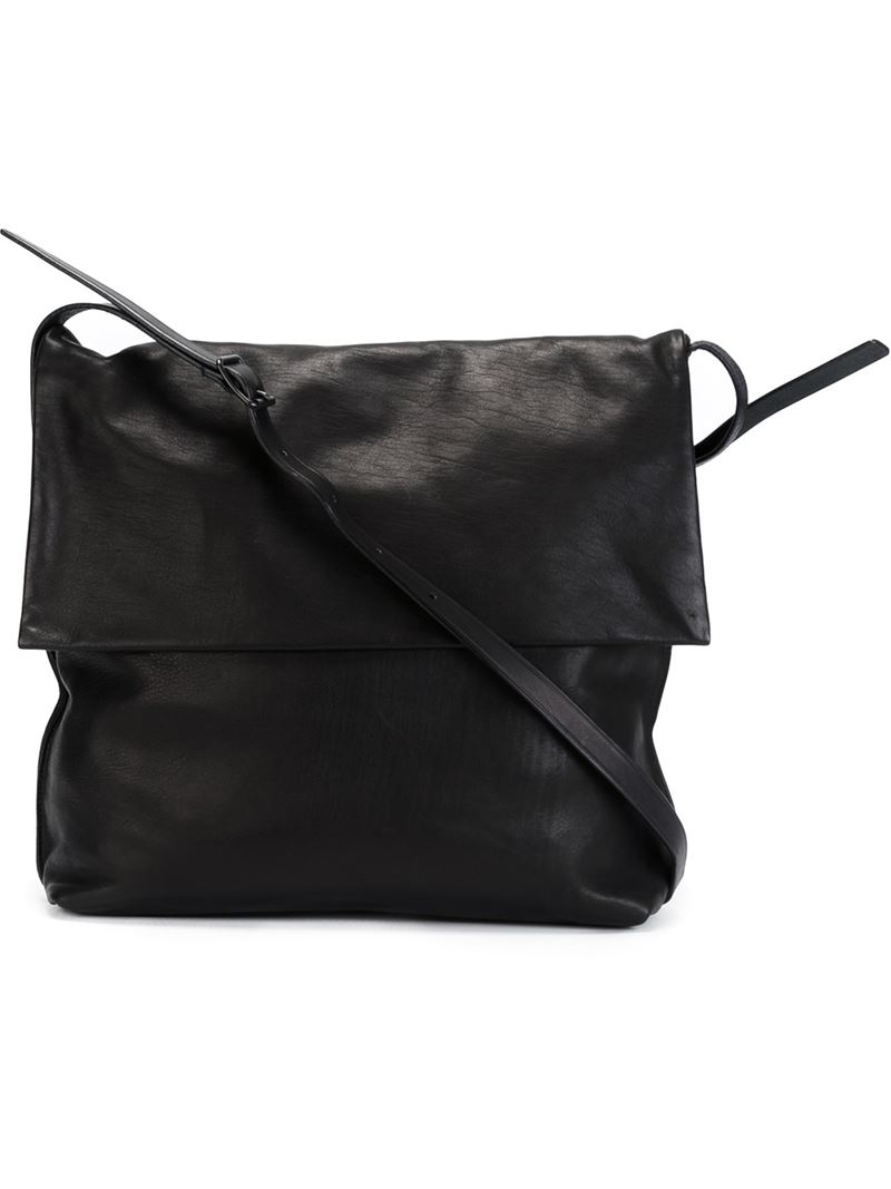 Yohji yamamoto Large Messenger Bag in Black for Men | Lyst